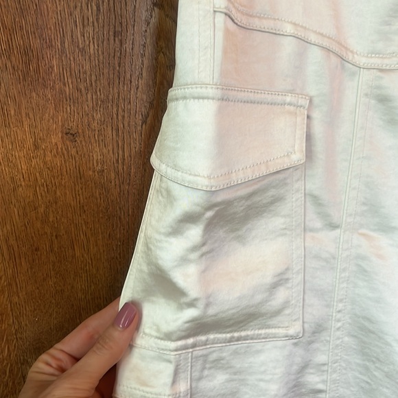 Banana Republic Cream Silk Utility Pant - Picture 4 of 13